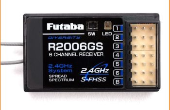 FUTABA R2006GS RECEIVER 2.4GHZ S-FHSS (AIR) P-R2006GS/2-4G